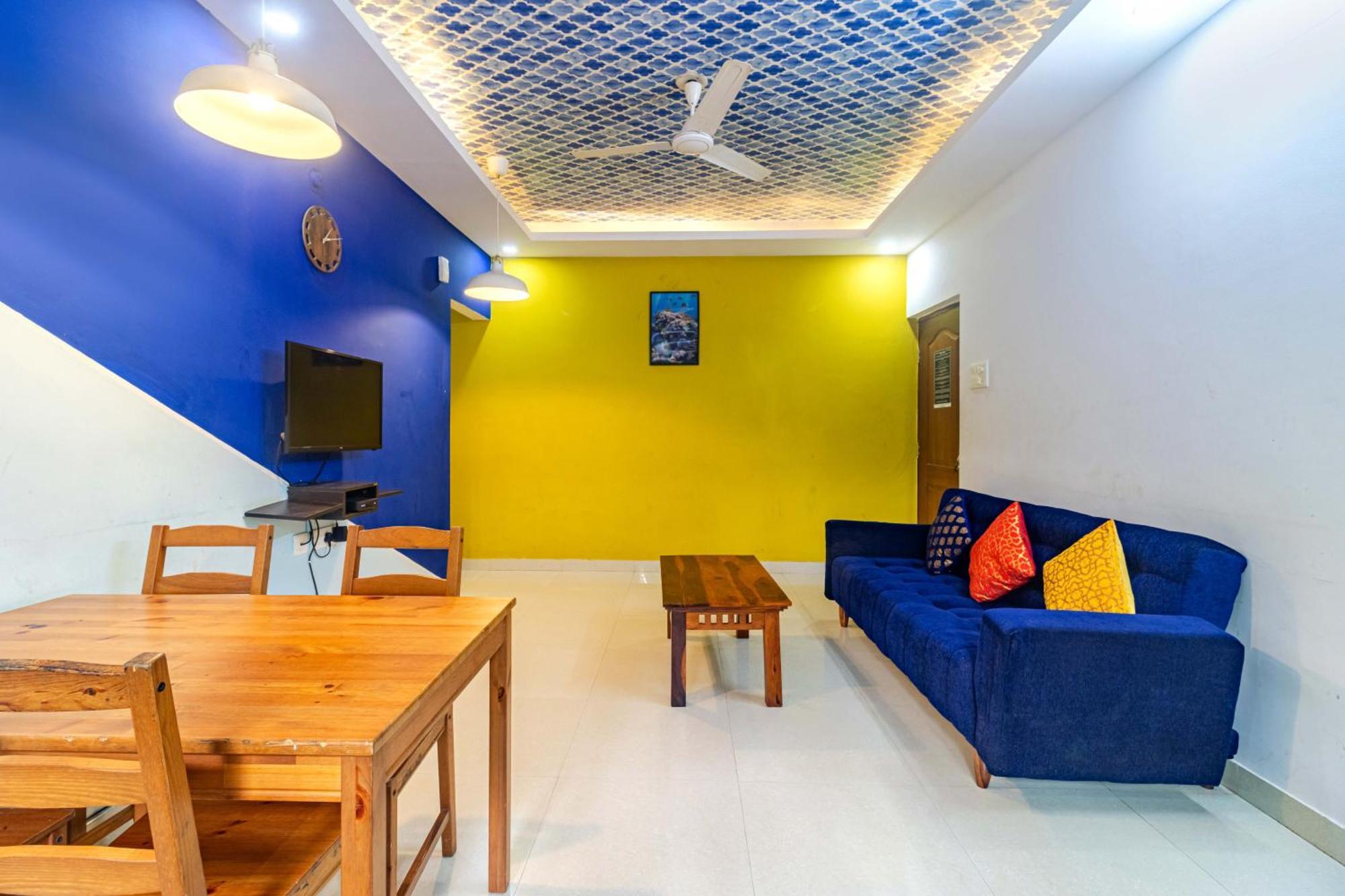 ואגאטור 4Bhk Sparkling Apartment Near Beach Pool & Bar 2Bhkx2 חדר תמונה