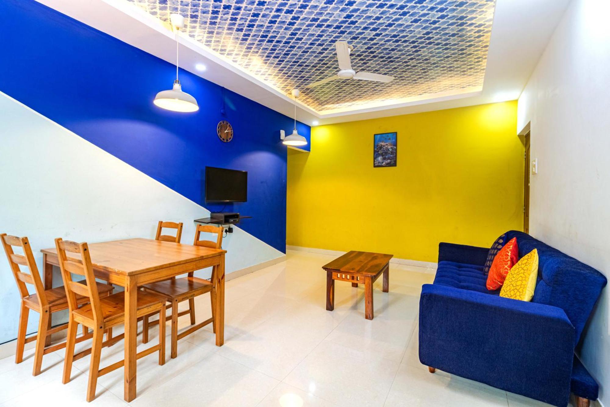 ואגאטור 4Bhk Sparkling Apartment Near Beach Pool & Bar 2Bhkx2 חדר תמונה