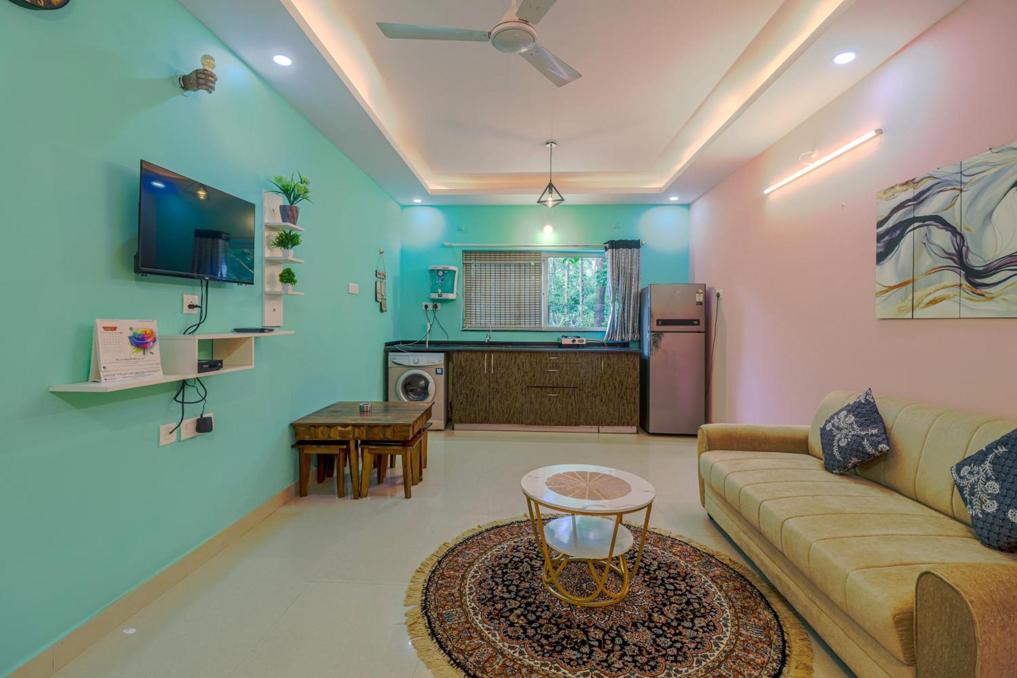 ואגאטור 4Bhk Sparkling Apartment Near Beach Pool & Bar 2Bhkx2 חדר תמונה