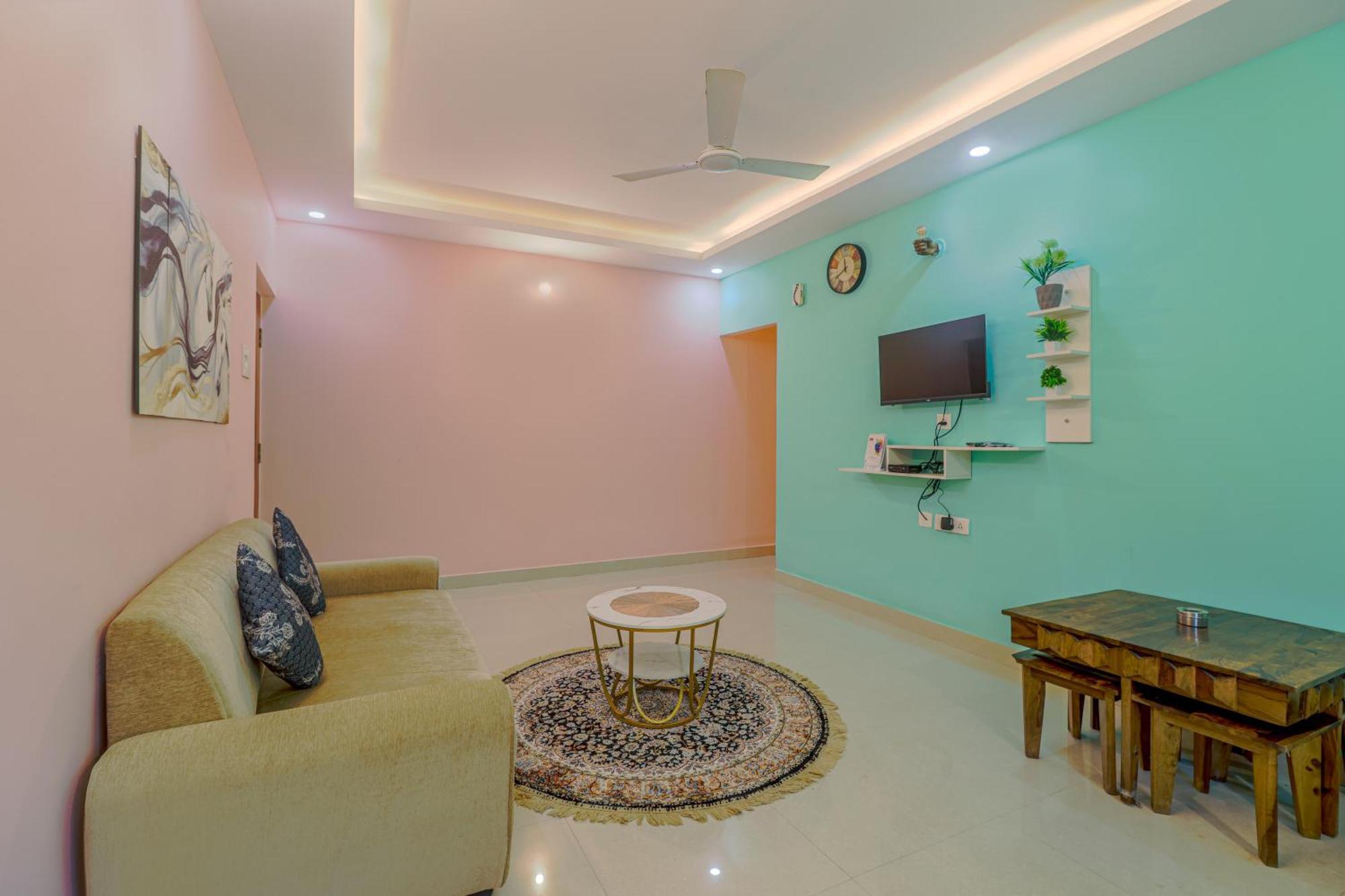 ואגאטור 4Bhk Sparkling Apartment Near Beach Pool & Bar 2Bhkx2 חדר תמונה